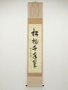 大徳寺小田雪窓筆 「松樹千年翠」一行書 肉筆紙本掛軸(共箱)【中古】【道】