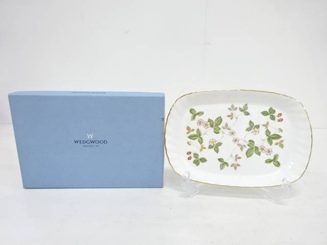 WEDGWOOD　ウエッジウッド　ワイルドストロベリー　プレート【中古】【道】