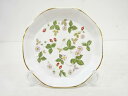 WEDGWOOD ウエッジウッド ワイルドストロベリー オクタゴナルディッシュ【中古】【道】