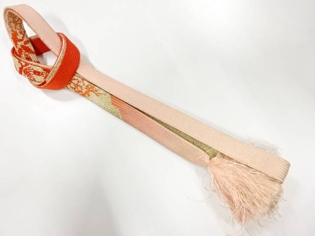 正絹　手組帯締め【リサイクル】【中古】【着】