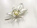 パール帯留め【アンティーク】【中古】【着】