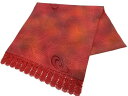 切りビロード 波模様暈しショール【リサイクル】【中古】【着】