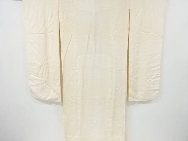 紗綾型模様織り出し単衣振袖用長襦袢【中古】【着】