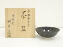 京焼 橋本城岳造 金銀彩星空茶碗(共箱)【中古】【道】