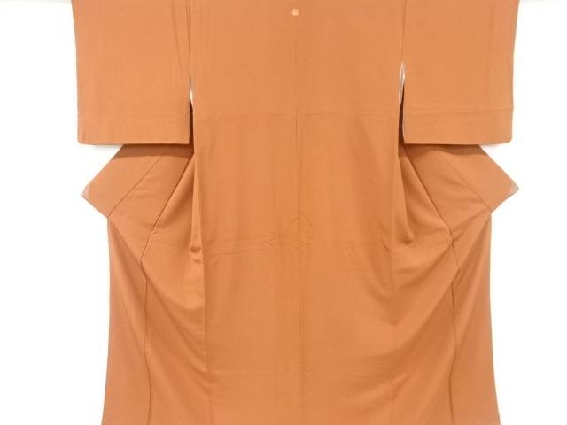 一ツ紋色無地着物【リサイクル】【中古】【着】