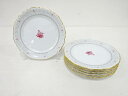 Noritake ノリタケ 1406 ローズ プレート6枚セット(20センチ)【中古】【道】