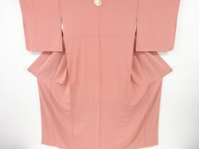 未使用品 一つ紋色無地着物【リサイクル】【着】