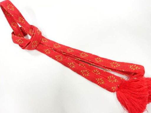 正絹 手組帯締め【リサイクル】【中古】【着】 正絹 手組帯締め【リサイクル】【中古】【着】