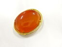 瑪瑙 帯留め【アンティーク】【中古】【着】