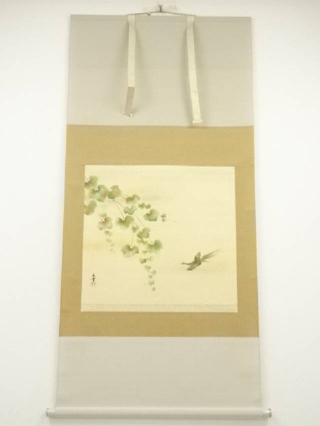 掛軸 招春寺 上村米重作「 秋草の図 清風萬里 」共箱 1306 楽天市場】上村米重の通販