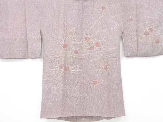 花模様絵羽道行コート【中古】【着】
