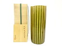 臼井和成造 織部象嵌 花器【中古】【道】