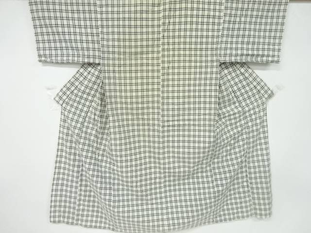格子木綿野良着【アンティーク】【中古】【着】