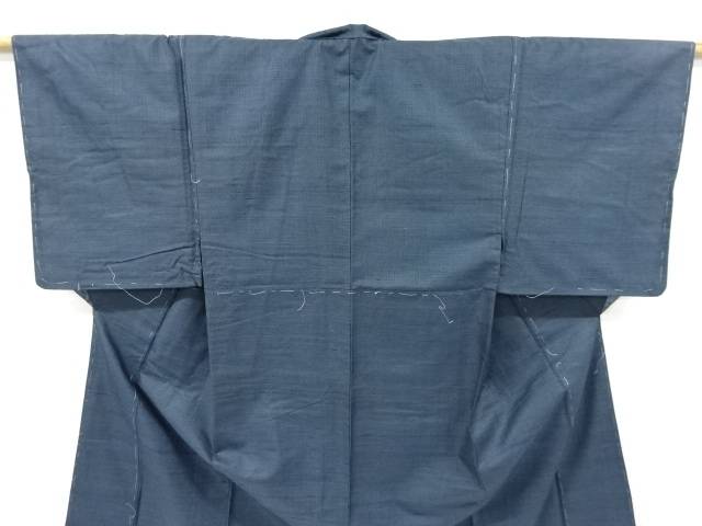 亀甲絣織出し手織り紬男物着物アンサンブル【中古】【着】