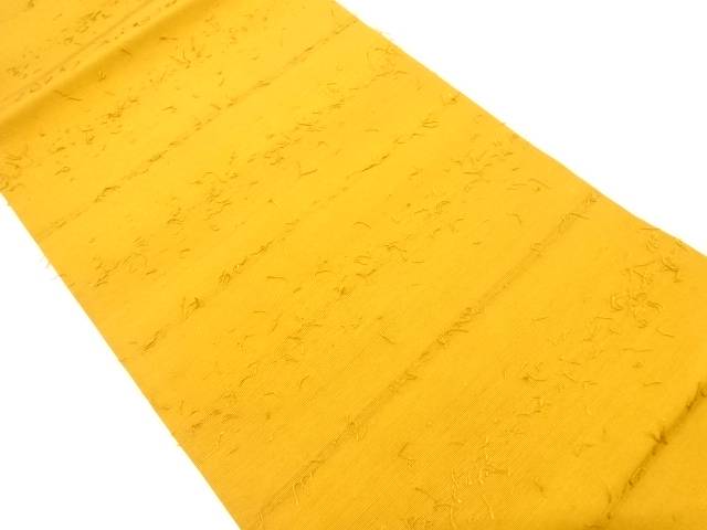 ひげ紬横段模様織り出し名古屋帯【中古】【着】