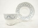 WEDGWOOD ウエッジウッド ドルフィン ホワイト カップ&ソーサー【中古】【道】