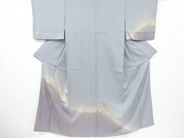 家屋に小舟模様一つ紋訪問着【中古】【着】