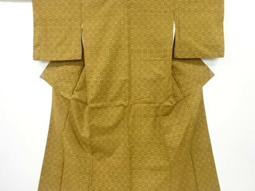 本場琉球絣手織り紬着物【アンティーク】【中古】【着】 本場琉球絣手織り紬着物【アンティーク】【中古】【着】