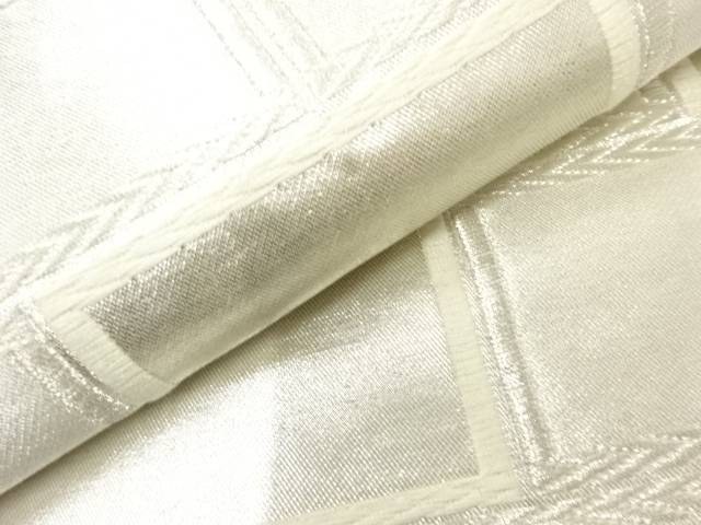 アンティーク　変わり横段模様織出し袋帯（材料）【Pnt】