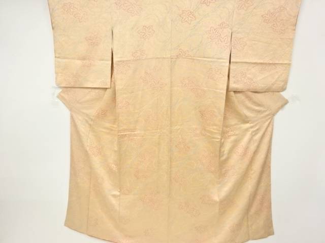 絞り竜田川模様小紋着物【中古】【着】(4)