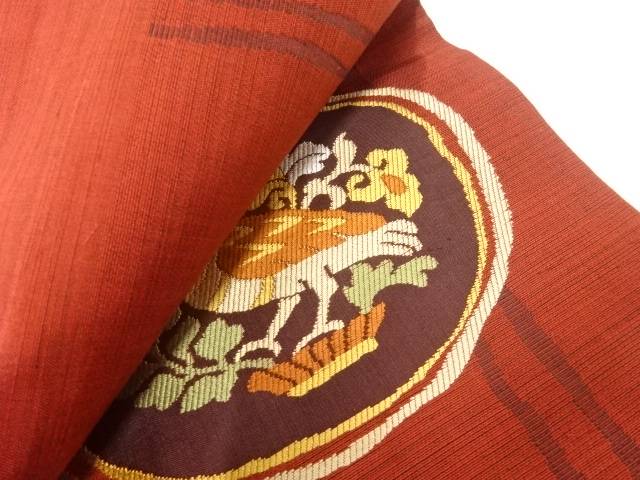 花鳥模様織出し名古屋帯【Pnt】