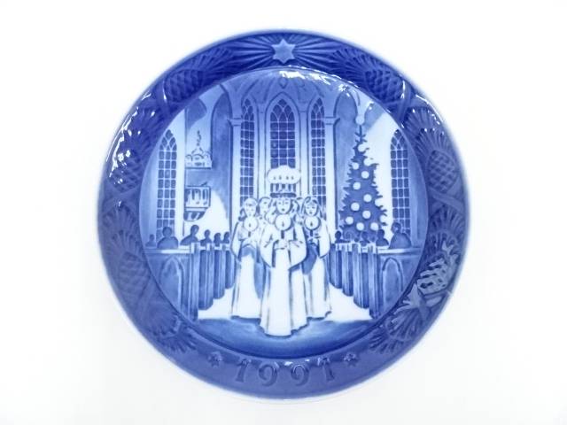 Royal Copenhagen　ロイヤルコペンハーゲン　イヤープレート（1991年）【中古】【道】