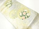 琳派優彩雪輪紋織出し袋帯【中古】【着】