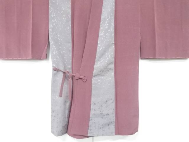 切りばめ枝葉模様織り出し道中着【中古】【着】