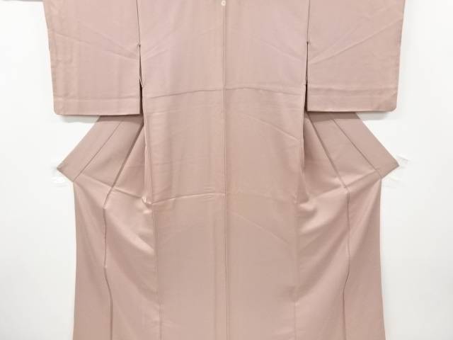一つ紋色無地着物【中古】【着】