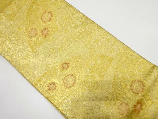 辻ヶ花模様織り出し 袋帯【中古】【着】 辻ヶ花模様織り出し 袋帯【中古】【着】