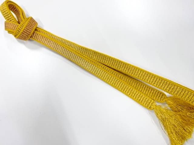 正絹　手組帯締め【中古】【着】