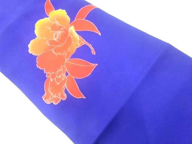 塩瀬草花模様名古屋帯【中古】【着】【sp_off】