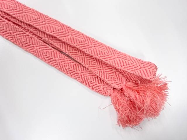 正絹　手組帯締め【中古】【着】