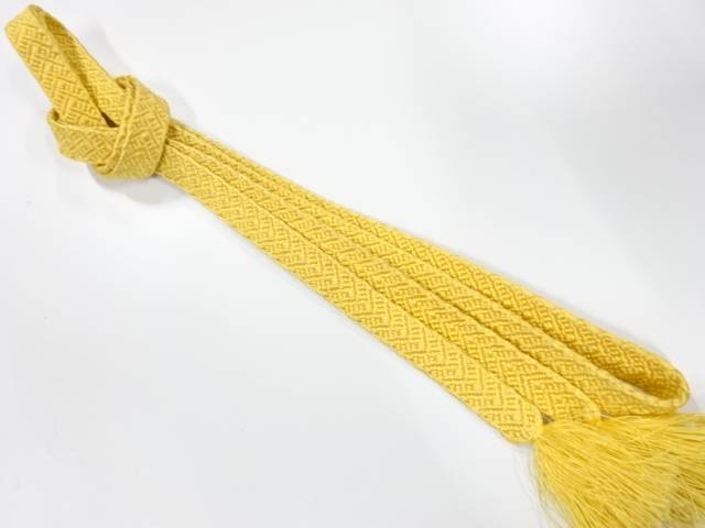 正絹　手組帯締め【中古】【着】