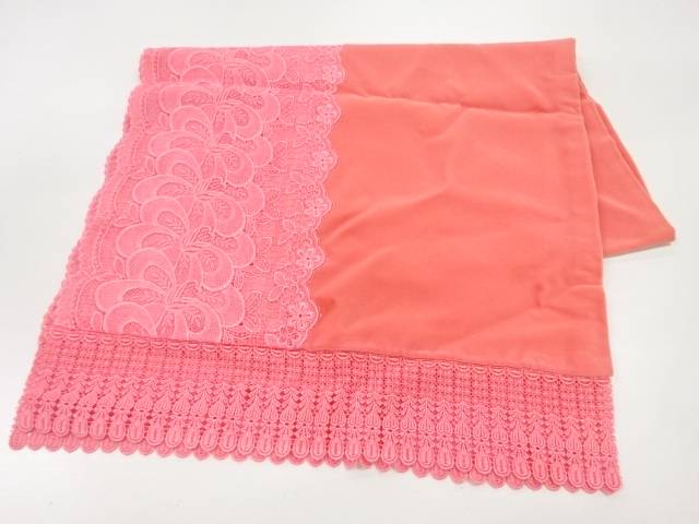 ビロードレース花模様ショール【中古】【着】【sp_off】