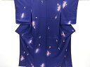 未使用品 花模様小紋着物【着】【sp_off】