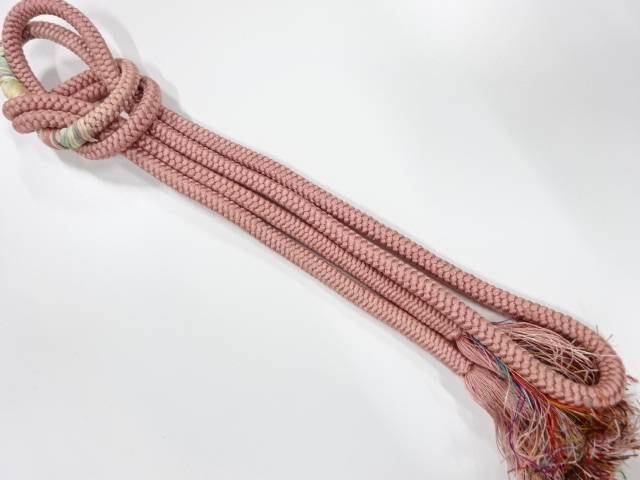 正絹　手組帯締め【中古】【着】