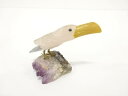 天然石 鳥 パワーストーン 約57g【中古】【道】