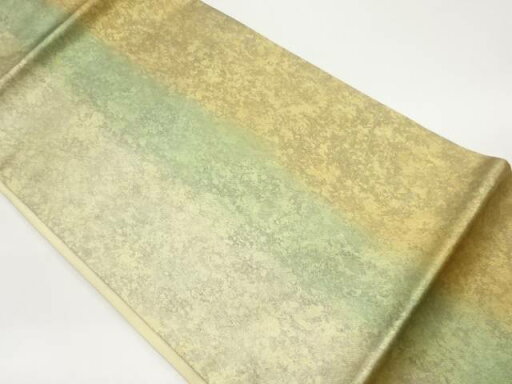 引箔暈し名古屋帯【中古】【着】 引箔暈し名古屋帯【中古】【着】