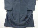 手織り紬男物着物アンサンブル【中古】【着】