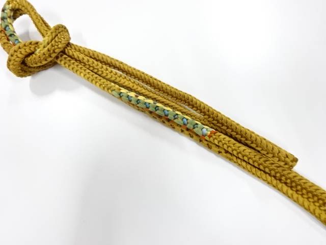 正絹　手組帯締め【中古】【着】【sp_off】