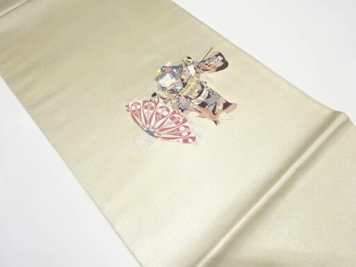 由水十久 泥銀錦 童女模様織り出し袋帯(材料)【アンティーク】【中古】【着】 由水十久 泥銀錦 童女模様織り出し袋帯(材料)【アンティーク】【中古】【着】