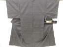 本場泥大島紬100亀甲 男物着物アンサンブル【中古】【着】