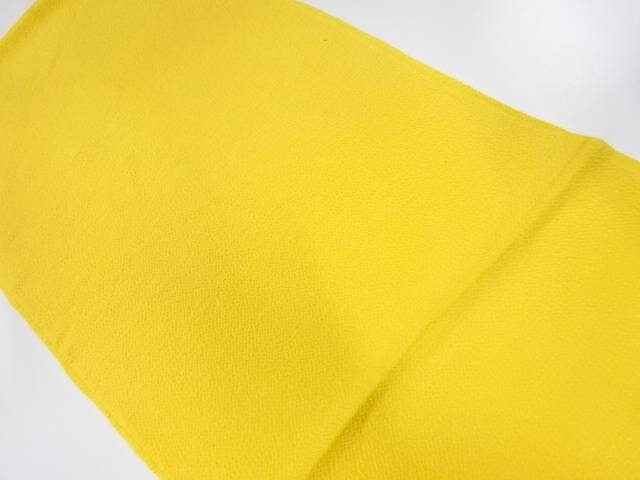 未使用品　正絹　縮緬地　帯揚げ【着】