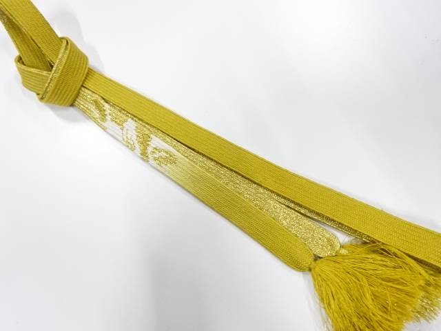 正絹　手組帯締め【中古】【着】