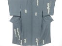 短冊に椿模様刺繍訪問着【中古】【着】