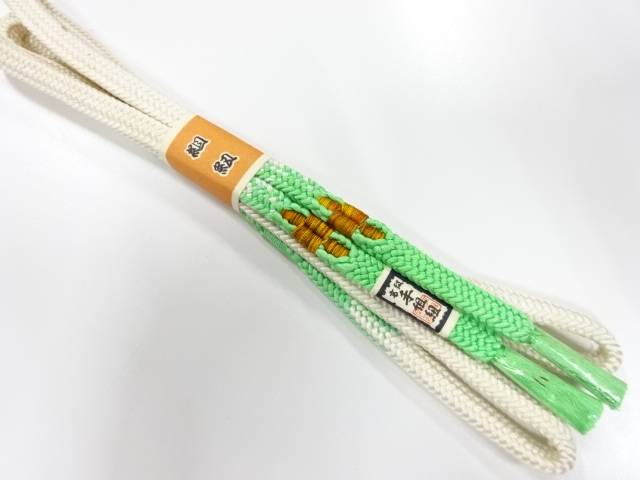未使用品　正絹　手組帯締め【着】