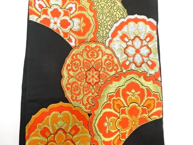 Kimono-Shinei 2号店の華文模様織り出し袋帯(着用可)【アンティーク】【中古】【着】｜アングル2