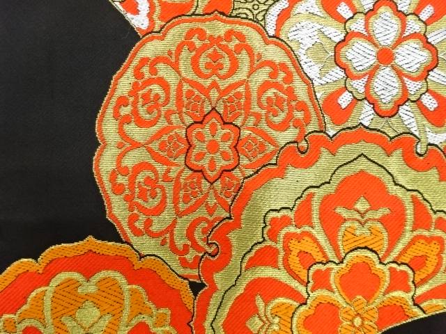 Kimono-Shinei 2号店の華文模様織り出し袋帯(着用可)【アンティーク】【中古】【着】｜アングル3
