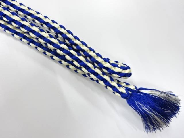 正絹　手組帯締め【中古】【着】